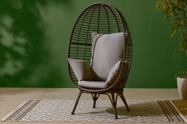Hanging Egg Chair 2021 Yorkshire Post - Tesco Outdoor Garden Furniture Cushioned Sofa Chair