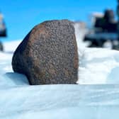 The meteorite contains the oldest materials in the solar system.