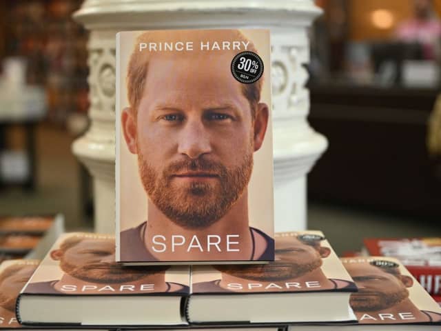 Prince Harry's memoir is being parodied by Bruno Vincent (Pic:Getty)