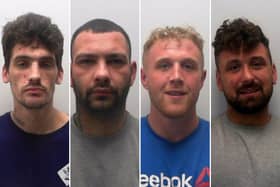 Benjamin Roach, 34, Ben Adam Cairns, 36, Robinson Peter Fitch Binks, 26, Ciaran James Angell, 29, all from York, were sentenced at York Crown Court 