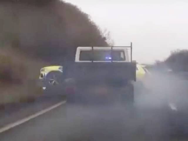 Watch: British driver ‘almost kills’ police officer after ramming car in high-speed chase 