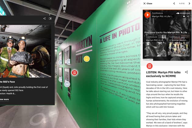 Virtual 3D tour of Martyn Pitt photo exhibition enables visitors to explore the NCMME exhibition online for free and hear him talk about his incredible photographs