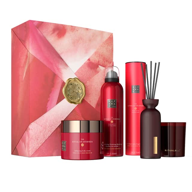 An extensive range of products presents a lavish array of bath, body and home essentials