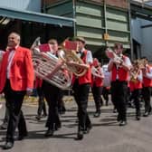  Bold As Brass competition marching to National Coal Mining Museum England