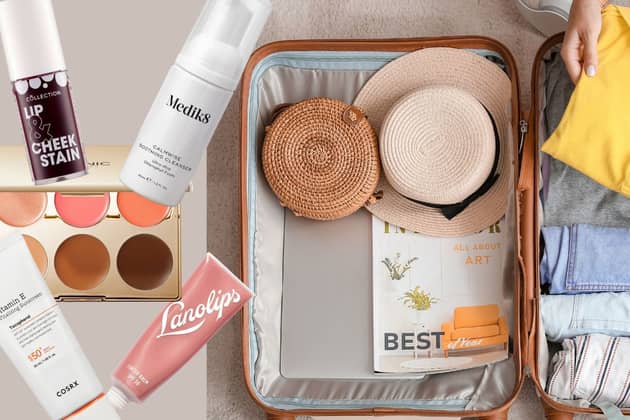 5 holiday beauty products you need in your suitcase to create a glowing look (Canva Images) 
