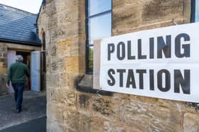 Polling station in Leeds