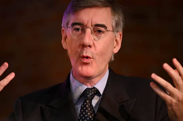 Former Conservative minister Jacob Rees-Mogg says Angela Rayner's has a right to call Tories 'scum' (Picture: Leon Neal)