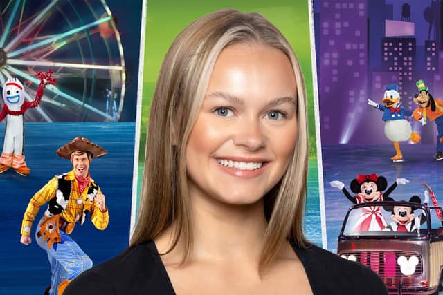 Sheffied Disney On Ice skater Mia Jowitt