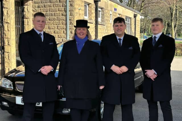 FAMILY AFFAIR: Bailey, Emma, Richard and Charlie Arnold of Gateway Funeral Services