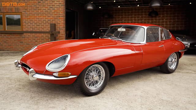 The E-Type can top 150mph, which was remarkable back in the 1960s