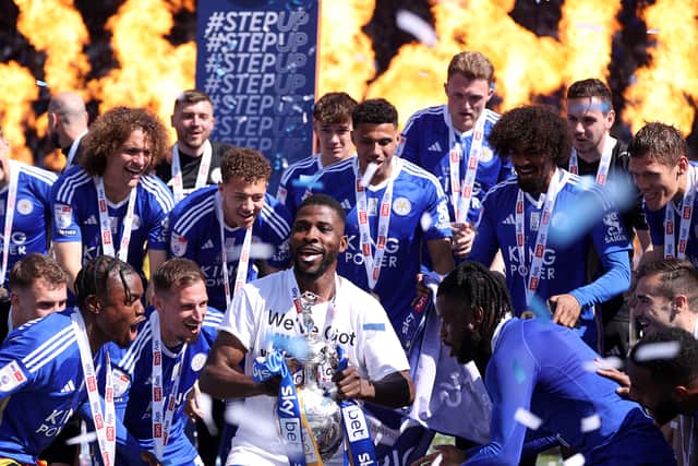 Kelechi Iheanacho lifted the Championship title with Leicester City last season.