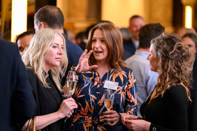 Networking at Ward Hadaway Fastest 50 Awards 2025