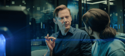 Jimmi Simpson and Cristin Milioti in USS Callister: Into Infinity