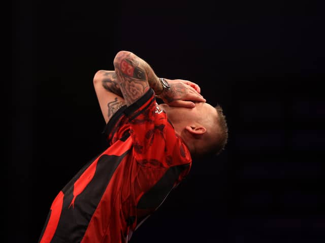 Nathan Aspinall during the 2025 Premier League Darts