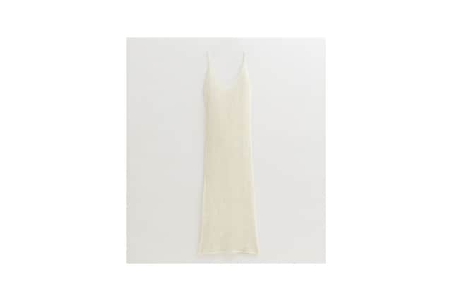 New Look Cream Palm Crochet Cover Up Maxi Dress