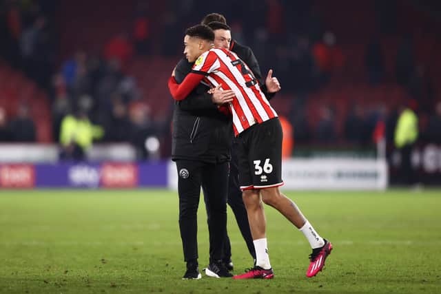 Daniel Jebbison played under Paul Heckingbottom at Sheffield United.