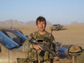 Dan Jarvis - now Security Minister - served in Helmand, Afghanistan (2007)
