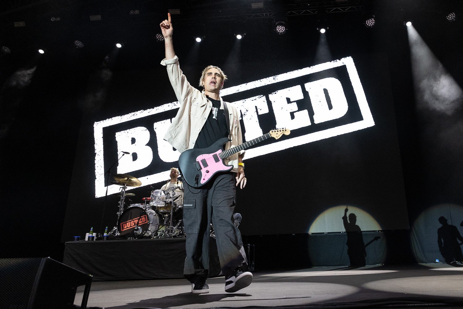 Busted bring pop punk joy to a rain-showered Piece Hall