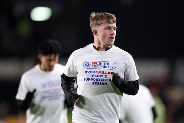 Joe Gelhardt ended the 2024/25 season on loan at Hull City from Leeds United.