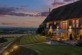 The property overlooks five counties