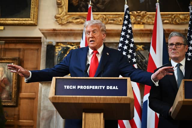 Donald Trump was in the UK for a historic second state visit