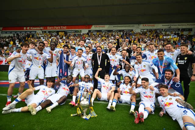 Wilfried Gnonto was part of Leeds United's 2024/25 Championship title-winning squad.