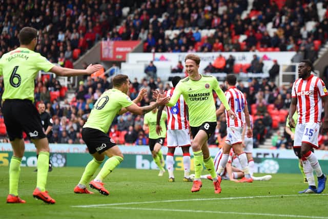 Kieran Dowell helped Sheffield United clinch promotion to the Premier League in 2019.