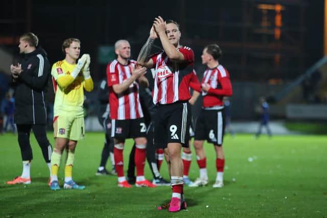 Jayden Wareham scored in Exeter City’s 2-0 FA Cup win over FC Halifax Town back in November. 