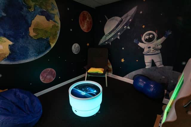 There are two themed sensory rooms which are free to use