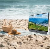 Take the Metz portable TV anywhere with you - and enjoy three hours of TV without having to plug anything in