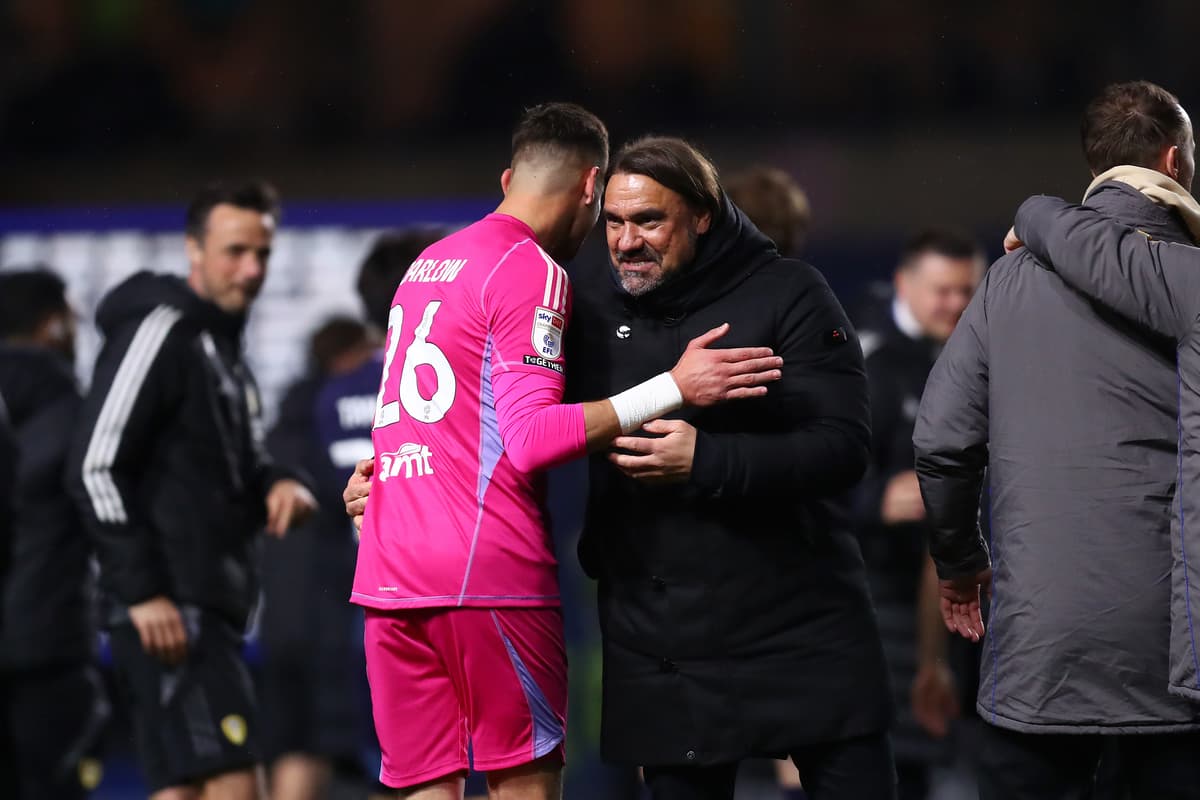 Die Entscheidung von Leeds United-Trainer Daniel Farke, Lucas Perri durch ...