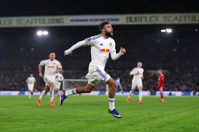 Jayden Bogle opened the scoring in Leeds United's win over Nottingham Forest.
