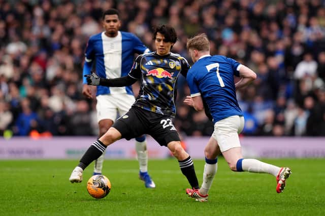 There has been talk of a Leeds United exit for Ao Tanaka.