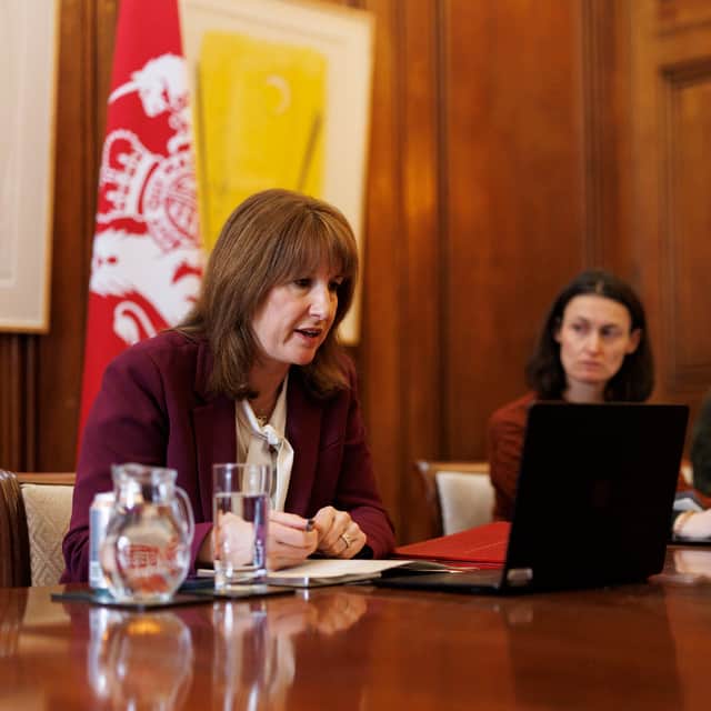 Chancellor Rachel Reeves takes part in the G7 finance ministers call. Credit: Simon Dawson / No 10 Downing Str / Flickr