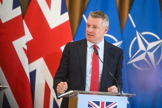 UK defence readiness minister Luke Pollard