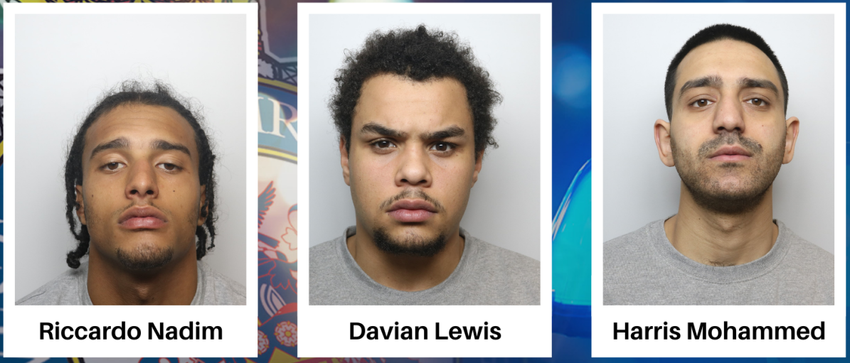 Three jailed after teenager shot and stabbed in Bradford street attack