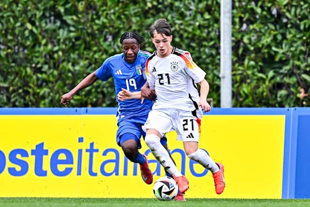 Leeds United's Kenneth Mensah has represented Italy at youth level.