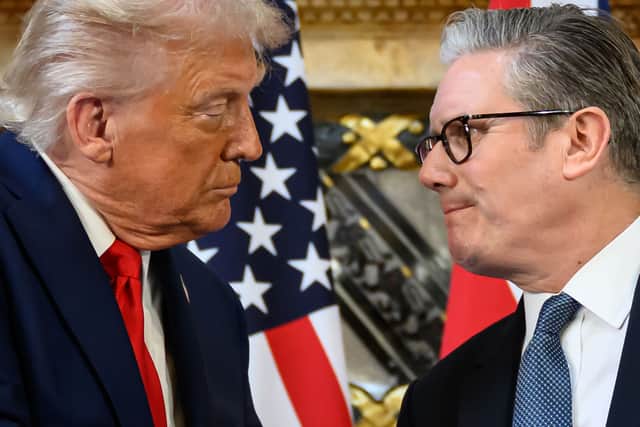 Donald Trump and Keir Starmer