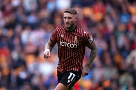 Stephen Humphrys headed Bradford City into the lead. 