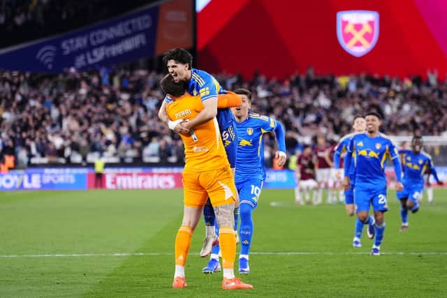 Pascal Struijk stroked home the decisive penalty to send Leeds United to Wembley.