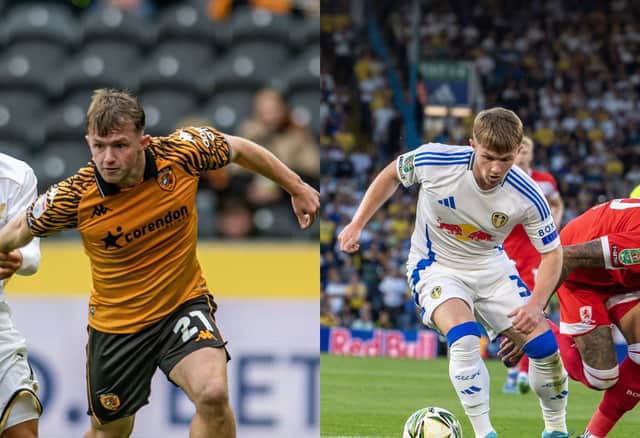 Joe Gelhardt is currently on loan at Hull City from Leeds United.