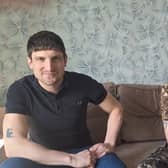 Bradley Townsend, from Barnsley, left, with Aiden Minnis, in what appears to be Russia or eastern Ukraine. Credit: YouTube/International Volunteers Association