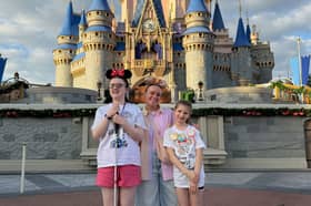 Stevie (L) and Jasmine (R) Taylor with Ellie Leach