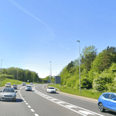 The A174 sliproad to the A19 near Middlesbrough