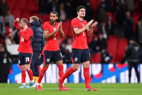 Leeds United's Dominic Calvert-Lewin returned to the England fold in March - but will not be heading to the World Cup. 