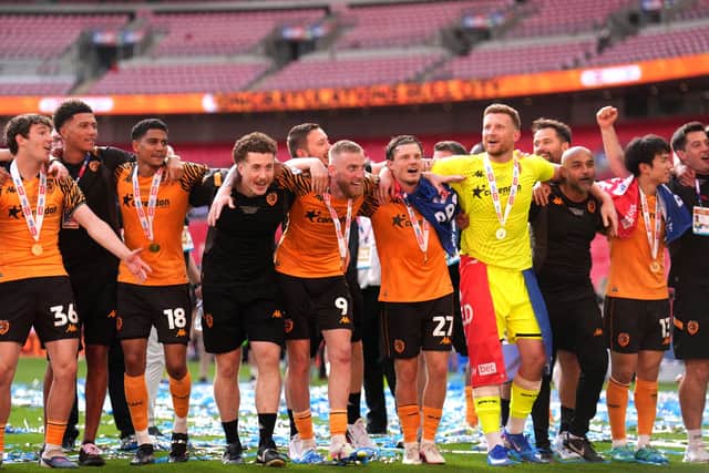 Hull City secured a place in the Premier League by beating Middlesbrough in the Championship play-off final.