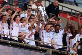 George Johnston helped Bolton Wanderers seal promotion via the League One play-offs. 