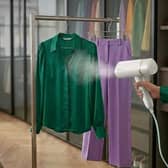 Philips’ foldable handheld steamer is designed to smooth out creases quickly without the need for a full ironing set-up.