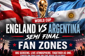 Join the roar! Here's where to watch England take on Argentina at Yorkshire's biggest World Cup fan zones.