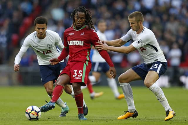 Renato Sanches made 15 appearances during his loan spell at Swansea City.